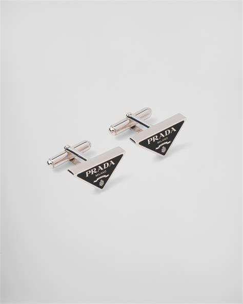 prada cufflinks price|Prada tie bar.